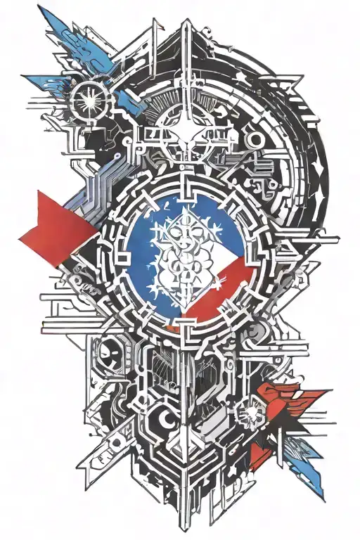 philippine flag tattoo design idea