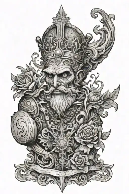 God Wills tattoo design idea
