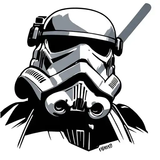 death trooper star wars tattoo design idea