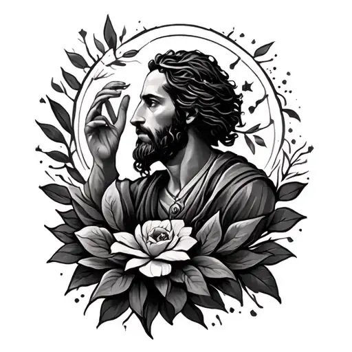 Ephesians 5:25 tattoo design idea