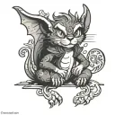 2010 cartoon characters tattoo design idea