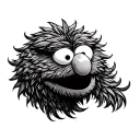 elmo tattoo design idea