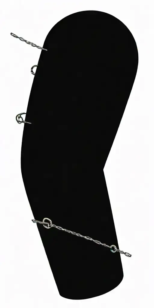 Chained and trapped inside a maze tattoo design idea