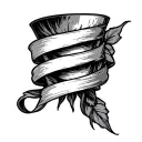 Garter tattoo design idea