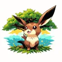 Pokemon eevee evolution tree tattoo design idea