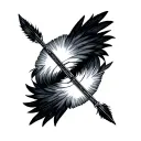 Dart tattoo design idea