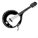banjo tattoo design idea