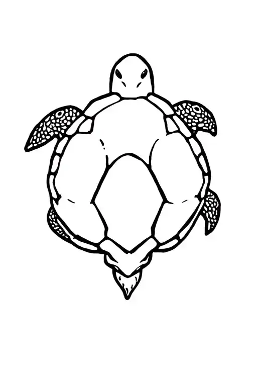 turtle japanese stamp type tattoo like tattoo design idea