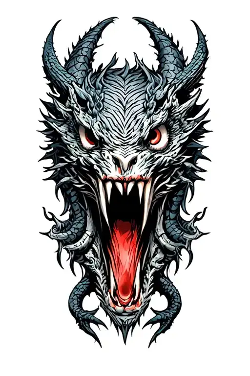 Jormungand on the whole frame tattoo design idea