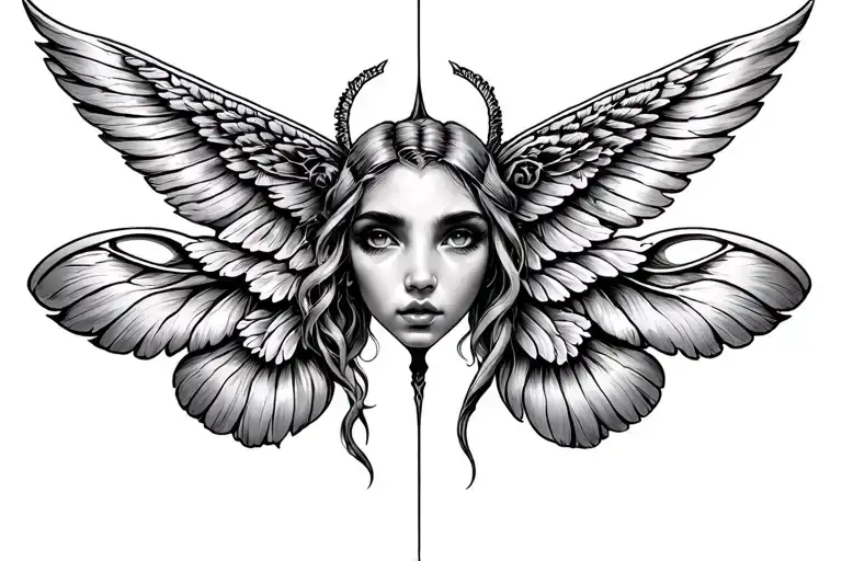 Gemini zodiac sign tattoo design idea