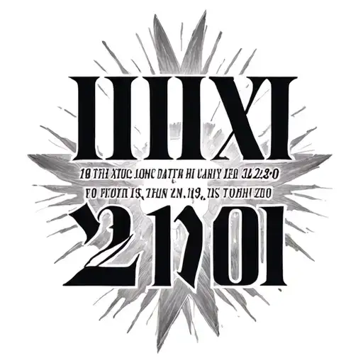 Roman numerals of the date “9/12/20” with the verse John 13:7 tattoo design idea