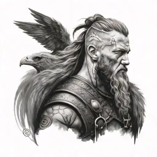 Ragnar Lodbrok tattoo design idea