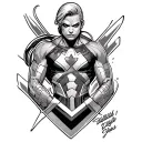 Marvel comic book tattoo design idea