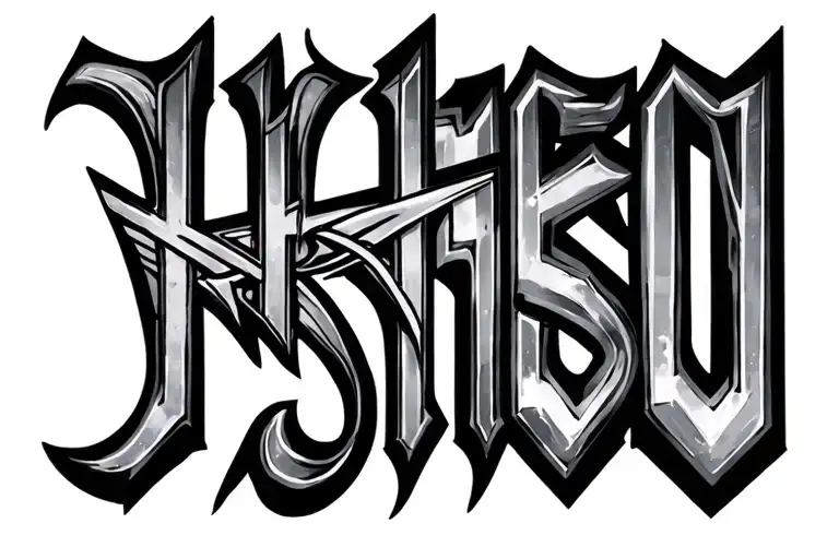 Van Halen Logo with 5150 tattoo design idea