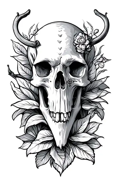 Cornicello tattoo design idea