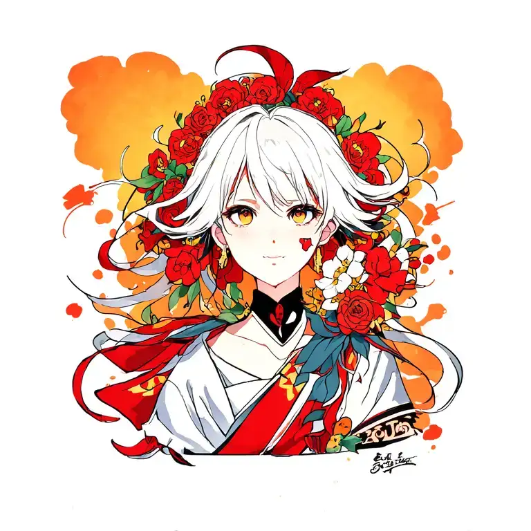 Satori Gojo tattoo design idea