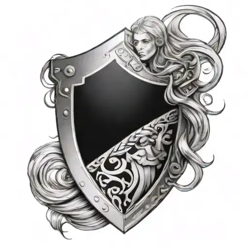 Shield Maiden tattoo design idea