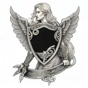 Shield Maiden tattoo design idea