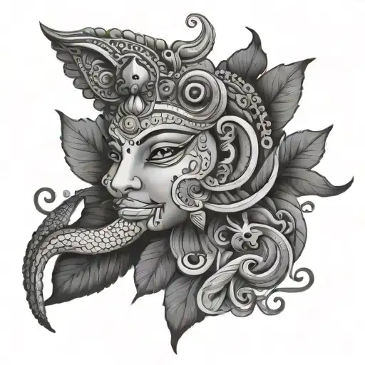 Laxmi Sahil tattoo design idea