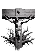 Golgotha tattoo design idea