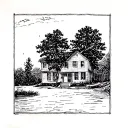 Edward Hopper Summer Evening tattoo design idea