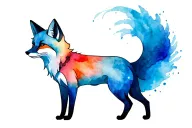 a unique spirit animal fox rib tattoo design tattoo design idea