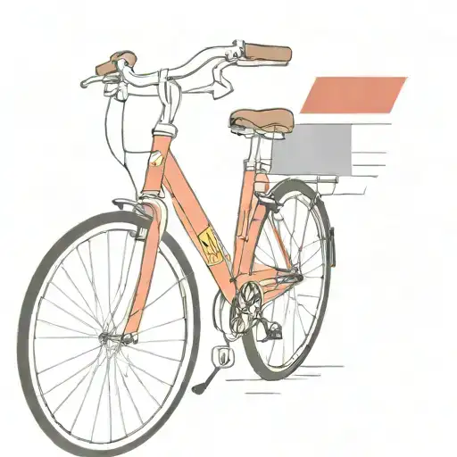 I would like to create something between the flag of Amsterdam (the 3 red "X"), a bicycle and the flag of The Hague (whi tattoo design idea