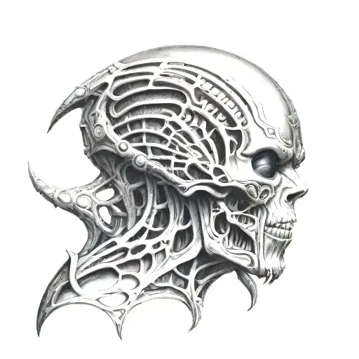 Giger tattoo design idea