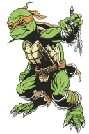 ninja turtle tattoo design idea
