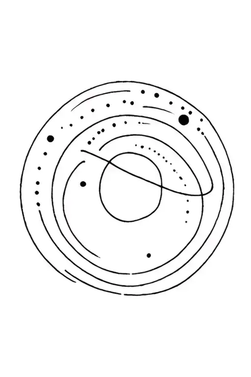 Oko, Fineline, sublime, dots, lines tattoo design idea