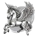 Pegasus tattoo design idea