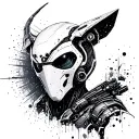 Warframe and space themed tattoo tattoo design idea
