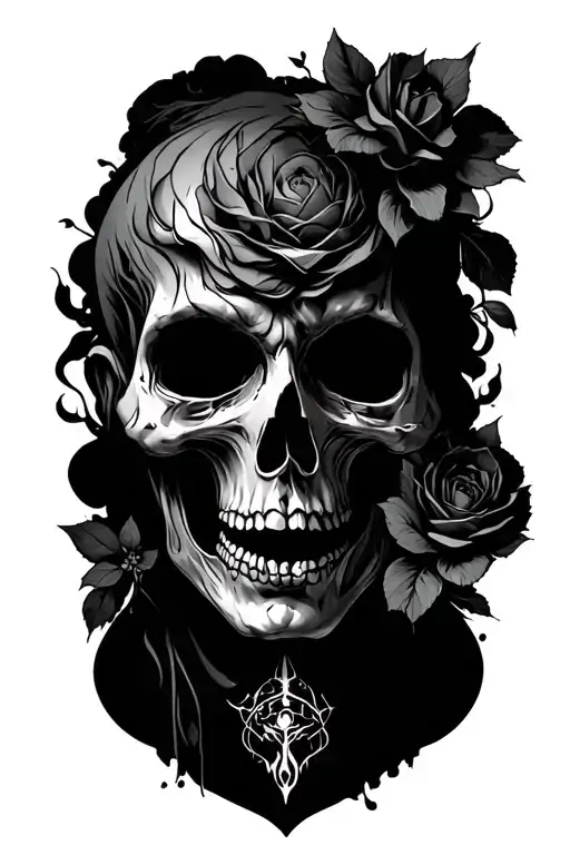 pain hatred grief sorrow tattoo design idea