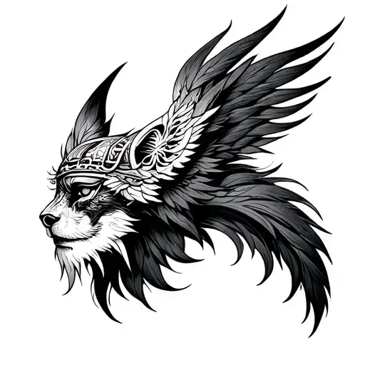 Draw me samples of tattoos in the style of Scandinavian mythology so that the drawing is on the whole hand and goes to the chest and neck, tattoo design idea