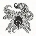 taurus aries cusp tattoo design idea
