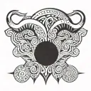 taurus aries cusp tattoo design idea