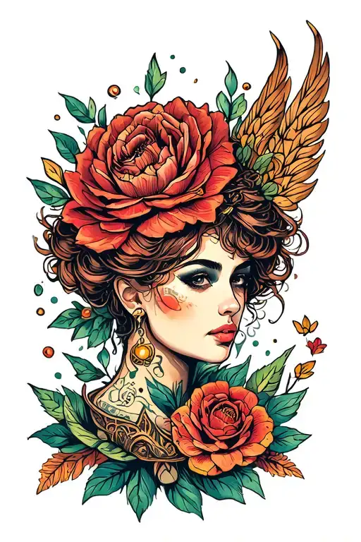 gluten free spirit tattoo design idea