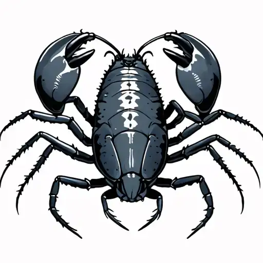 Crayfish tattoo design idea