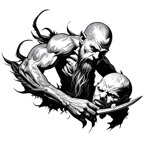 God of War- first born child tattoo design idea