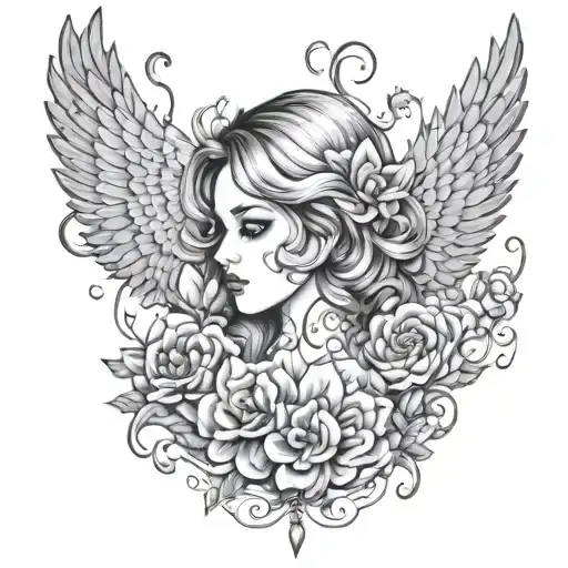 darling dreamer tattoo design idea