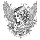 darling dreamer tattoo design idea