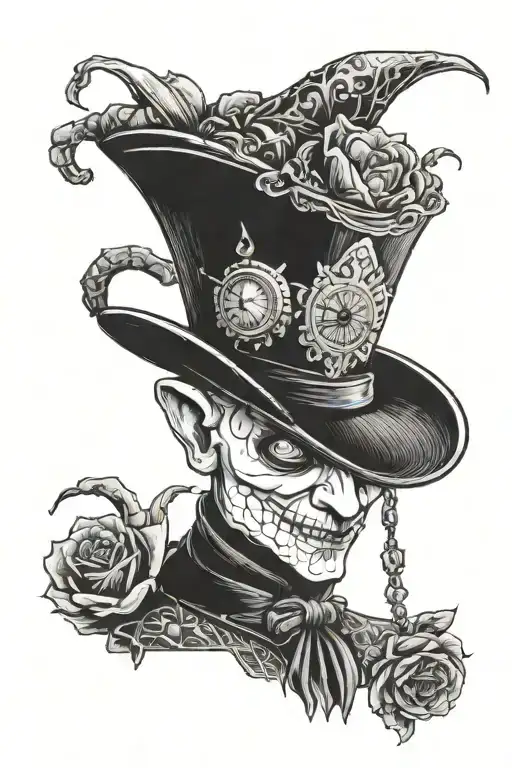 puppet master pinhead tattoo design idea