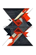 Strength and courage tattoo design idea