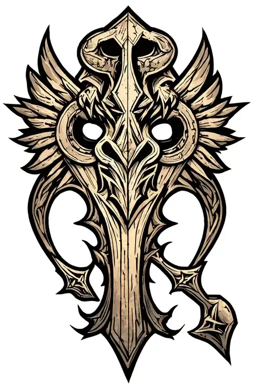 Skyrim imperial symbol tattoo design idea