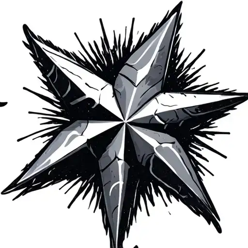 Nautical Star tattoo design idea