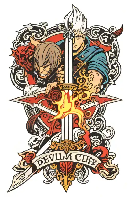 Devil may cry, Yamato Sword tattoo design idea