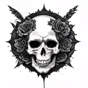 666 tattoo design idea