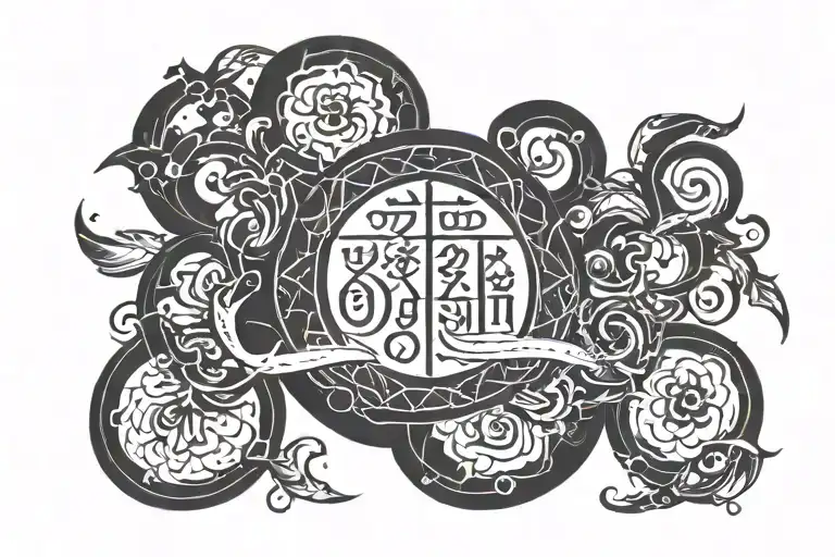 sanskrit bible verse Mark 8:36 tattoo design idea