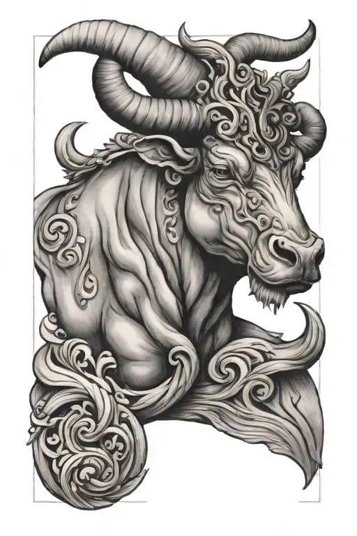 Markel, Taurus, 52 tattoo design idea