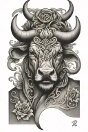Markel, Taurus, 52 tattoo design idea